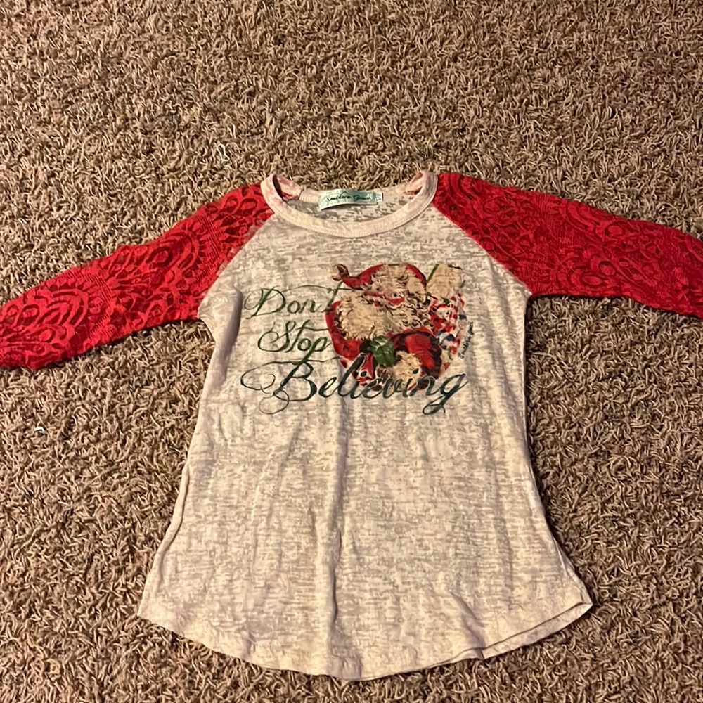 Christmas kids shirt size 8-10